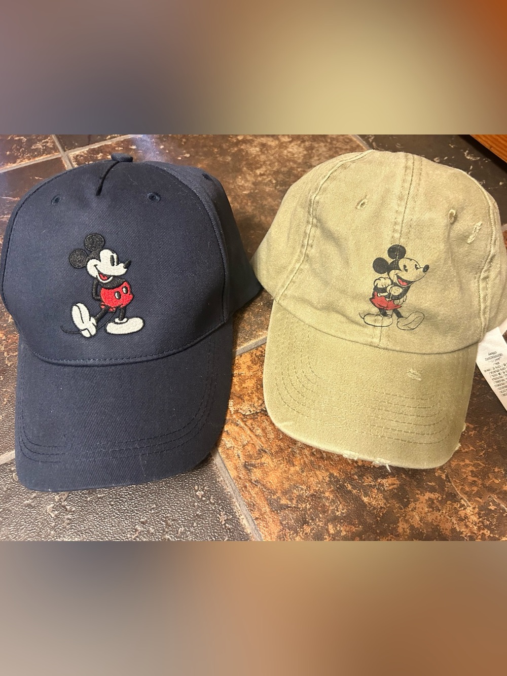 2 NEW WITH TAGS DISNEY WORLD CAPS. From Disney world!
